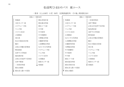 松前町ひまわりバス 東コース