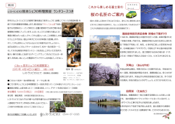 桜の名所のご案内 - レストラン ビオス