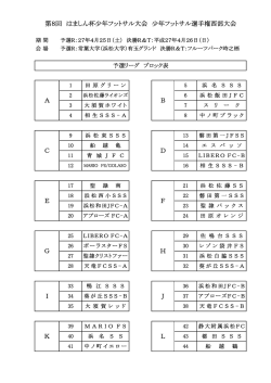 第8回 はましん杯少年フットサル大会 少年フットサル選手権西部大会 K