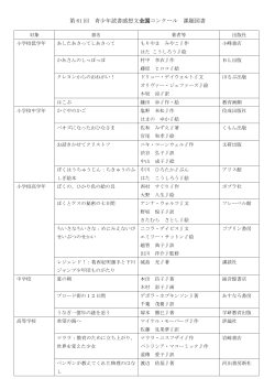 別紙一覧