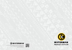 PRODUCT CATALOG - C4 Waterman Japan