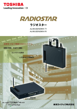無線DMXシステム RADIOSTAR (PDF:432KB)