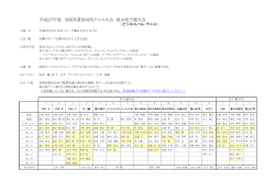 平成27年度 全国実業団対抗テニス大会 富山県