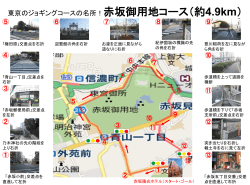 東京のジョギングコースの名所！赤坂御用地コース（約