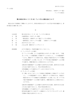 第2回全日本ユース（U-18）フットサル大阪大会について