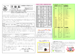 学校便り4月号