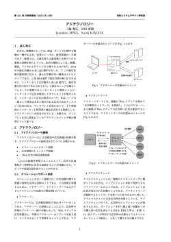 アドテクノロジー - 知的システムデザイン研究室