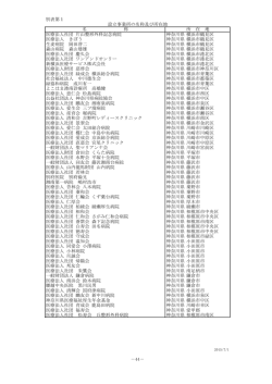 別表第1 - 神奈川県医療福祉厚生年金基金