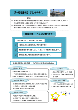 茅ケ崎養護学校 グランドデザイン