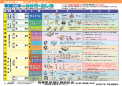 家庭ごみの分け方・出し方(PDF文書)