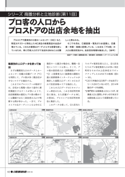 プロ客の人口からプロストアの出店余地を抽出（1.48MB）