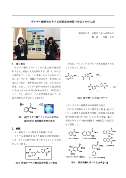 サリチル酸骨格を有する新規蛍光物質の合成とその応用