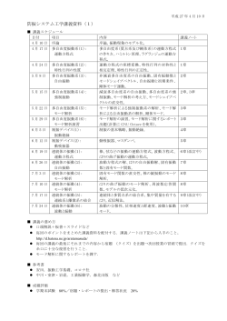 防振システム工学講義資料（1） - Masuda-Lab