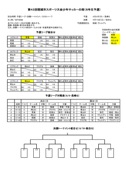 第43回稲城市スポーツ大会少年サッカーの部（6