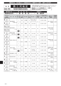 西三河地区