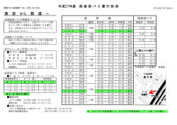 東 京 から 那 須 へ