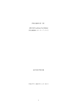 「評価会議報告書」 PDF