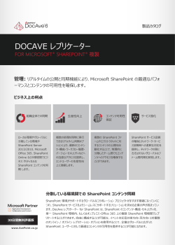 レプリケーター for SharePoint