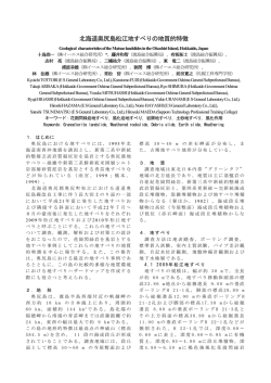 北海道奥尻島松江地すべりの地質的特徴