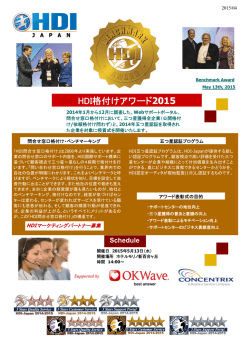 HDI格付けアワード2015 - HDI