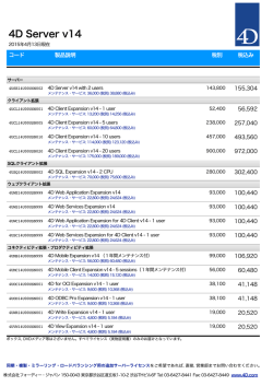 4D v14 - Logo 4D Japan FTP Server