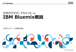 Bluemix概説