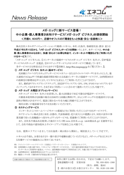 メガ・エッグ ビジネス - エネルギア・コミュニケーションズ
