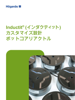 Inductit&reg;（インダクティット） カスタマイズ設計 ポットコア