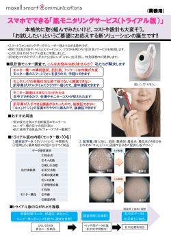 資料のダウンロード（PDF） - マクセルスマートコミュニケーションズ株式会社