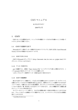 GMVマニュアル
