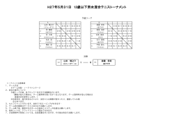 H27年5月31日 12歳以下男女混合テニストーナメント