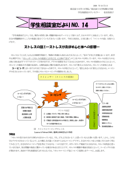学生相談室だより NO．14