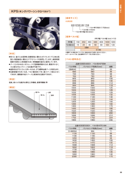 KPS（キングパワーシンクロベルト&reg;）