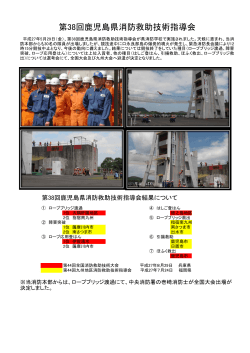 第38回鹿児島県消防救助技術指導会について