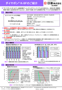 ダイヤポン ® K-SF技術資料