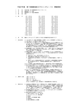 平成27年度 第7回函館地区カブスリーグU－15