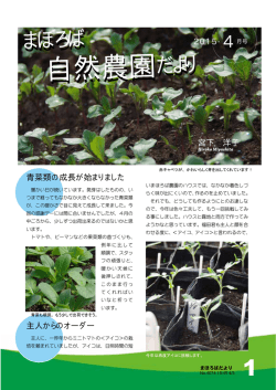 自然農園だより 自然農園だより