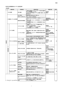 別紙2 吹田市図書館総合システム選定基準