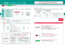 前期プラスセンター方式