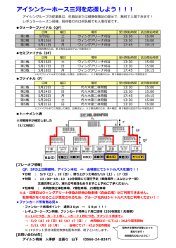 アイシンシーホース三河を応援しよう！！！