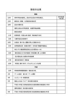 学校沿革