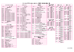 ES-89シリーズ専用 取扱商品一覧 - エンジンスターター サーキットデザイン