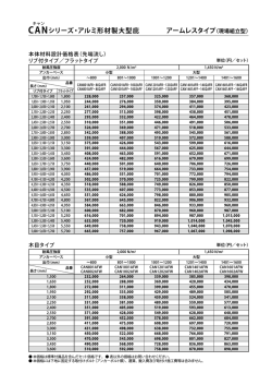 CANシリーズ・アルミ形材製大型庇 アームレスタイプ（現場組立型）
