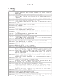 II. 沿革と現況 - イレブン Monthly Chubu 中部大学