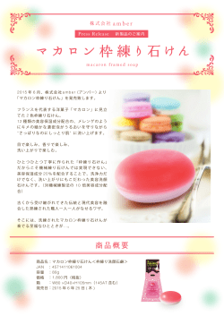 マカロン枠練り石けん