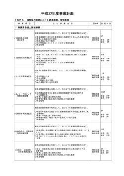 H27年度 - 一般財団法人 日本国際協力システム