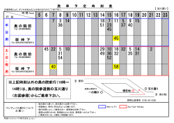 （右図参照）からご乗車下さい。 14時）は、奥の院