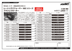 レーシングパフォーマー M2 シリーズ ブラシレスモーター