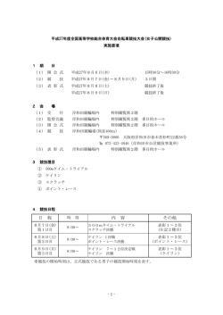 女子 - 全国高体連自転車専門部