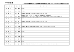 2 年 次 演 習 - 同志社大学法学部・法学研究科